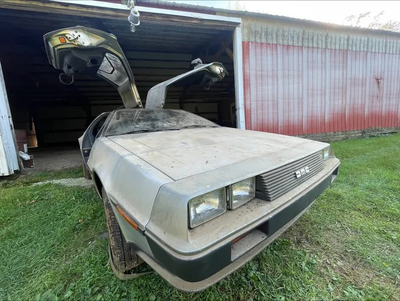 'Time machine' 1981 DeLorean found in Wisconsin barn