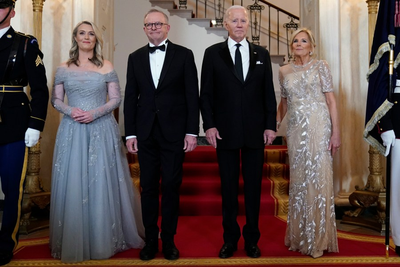 White House throws lavish state dinner for Australia but takes pizazz down a notch in time of war