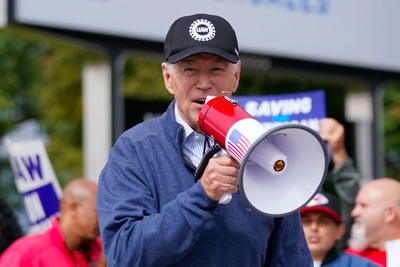 During strike talks, Biden worked to build ties to the UAW's leader. They have yet to fully pay off