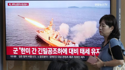 North Korea launches more missiles into sea as US-South Korea military drills wind down