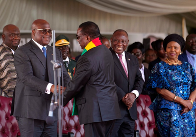 Zimbabwean president at his inauguration says the disputed election reveals a ‘mature democracy’