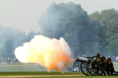 Queen Elizabeth II remembered a year after her death as gun salutes ring out for King Charles III