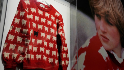 Princess Diana's sheep sweater smashes records to sell for $1.1 million