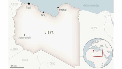 Libyan coast guard boat rams into migrant dinghy, throwing 50 into Mediterranean