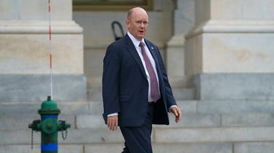 Sen. Coons badgered about Gaza strikes and cease-fire on Amtrak ride