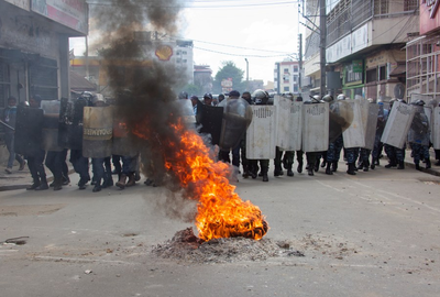 Madagascar police impose curfew on eve of presidential election, after polling stations torched