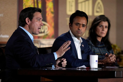 DeSantis, Haley and Ramaswamy get personal and emotional during 'family discussion' in Iowa
