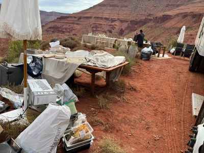 Wedding trashes 'largely untouched' Utah landmark, council member says