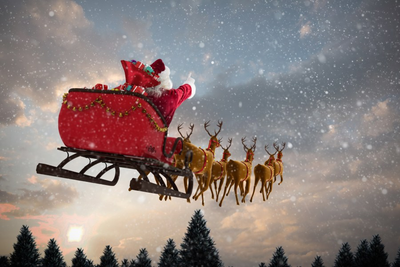 LIVE: Santa Claus is coming to town! Watch as he makes his way around the world