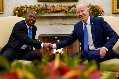 Biden hosts the Angolan president in an effort to showcase strengthened ties as Africa visit slips