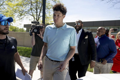 Jackson Mahomes' felony charges dismissed; misdemeanor could go to trial