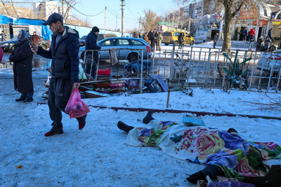 At least 27 people are reported killed in an attack on Donetsk in Russian-occupied Ukraine