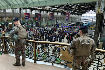 Paris police say suspect in train station attack that injured 3 may have mental health issues