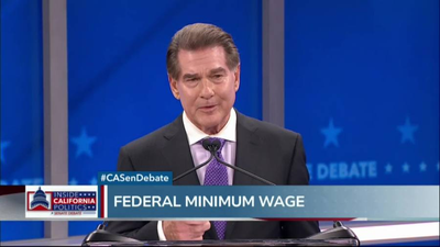 Minimum wage is 'where it is and should be' says Senate candidate Steve Garvey