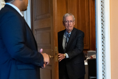 McConnell's exit as Senate leader means new uncertainty as GOP falls in line with Trump