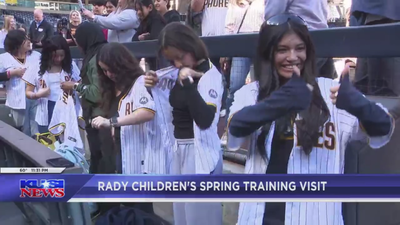 Cancer patients give Padres a special spring training sendoff