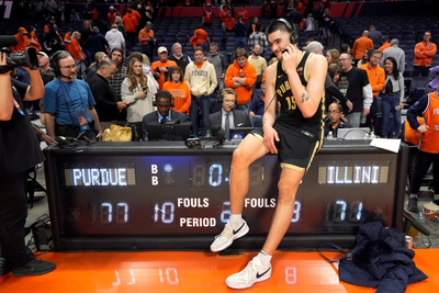 Purdue rallies to win at Illinois and clinch 2nd straight outright Big Ten title