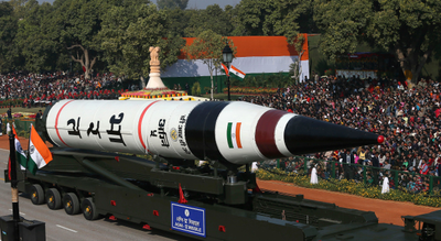 India conducts first test flight of domestically developed missile that can carry multiple warheads