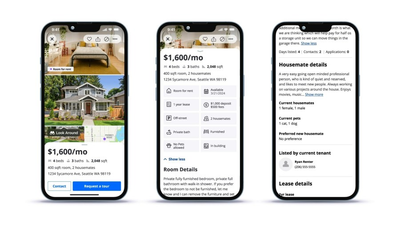 Zillow launches individual room rental feature