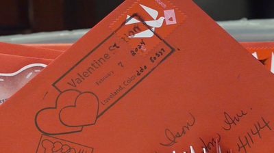 Love is in the air ... and the mail ... in the northern Colorado city of Loveland
