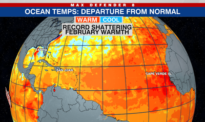Record-shattering? Will uncharted ocean warmth point to active hurricane season? 
