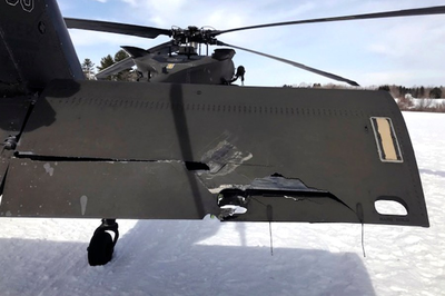 Man who crashed snowmobile into parked Black Hawk helicopter suing government for $9.5M