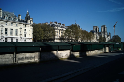 President's intervention keeps Paris' riverside bookstalls in place for the Olympics