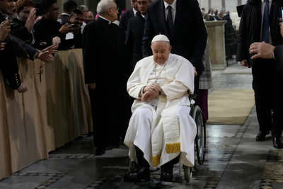 Pope Francis cancels a meeting with Rome deacons because of mild flu, the Vatican says