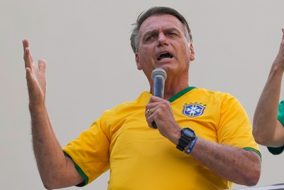 Jair Bolsonaro is under investigation in Brazil for allegedly harassing a whale off Sao Paulo