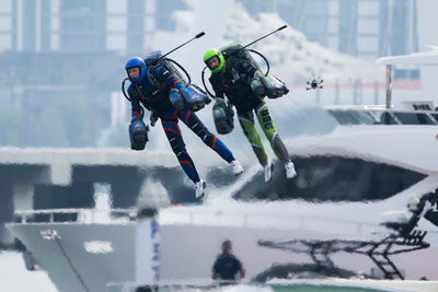 Dubai's sky-high aspirations find a new outlet as it hosts a jet suit race for 'Iron Man' pilots
