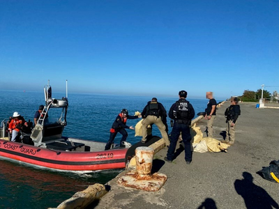 Coast Guard seizes $4.5M worth of cocaine, transfers 2 smugglers