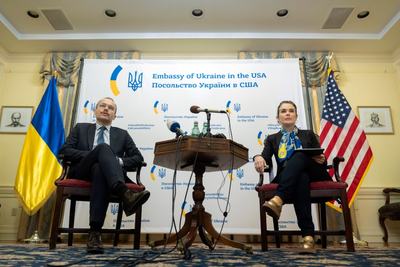 Ukrainian ministers 'optimistic' about securing US aid, call for repossession of Russian assets
