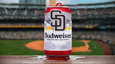 Budweiser launches Padres limited-edition MLB team beer can