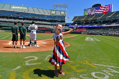 Baseball 2024: What’s it like to sing the national anthem at an A’s or Giants game?