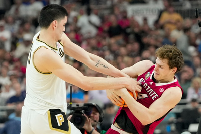 Zach Edey and Purdue power their way into NCAA title game, beating N.C. State 63-50