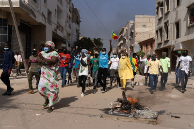 Senegal's top opposition leader freed from prison ahead of presidential election, lawyer says
