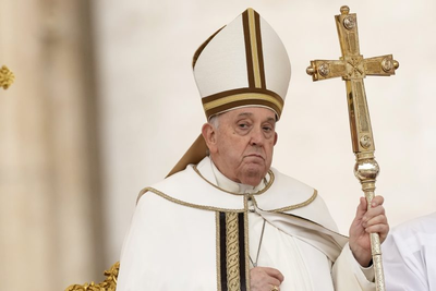 Pope Francis makes appeal for peace in Gaza in Easter message