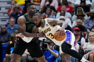 LeBron James' triple-double lifts Lakers over Pelicans and into a play-in rematch with New Orleans