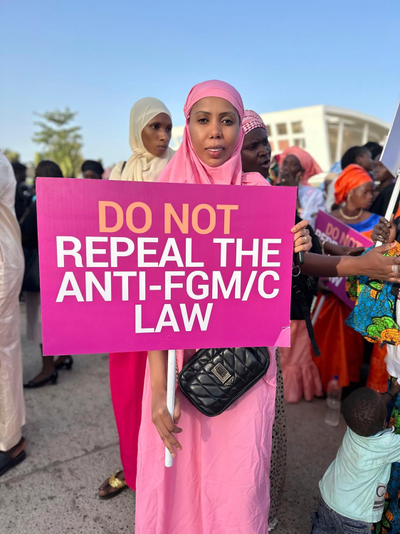 Gambia lawmakers refer a repeal of the ban on female genital cutting to more committee discussions