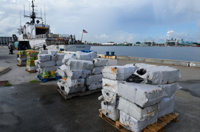 Over $96M in illegal drugs offloaded in Florida by Coast Guard