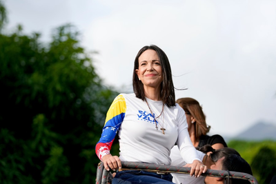 Venezuela opposition leader provides hope for many, even though she isn't on the presidential ballot